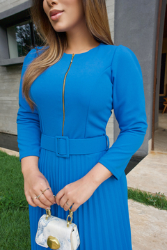 Vestido Melissa Azul Bic na internet