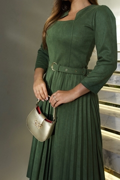 Vestido Érica Verde - Loja Mulher Virtuosa