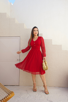 Vestido Malu Vermelho - comprar online
