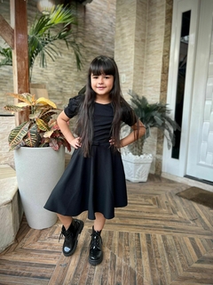 Vestido Infantil Acsa Preto - comprar online