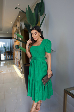 Vestido Três Marias Verde - comprar online