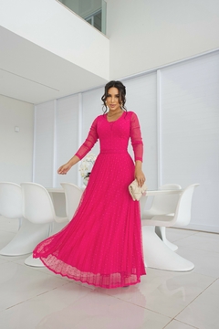 Vestido Longo Renata Pink - loja online