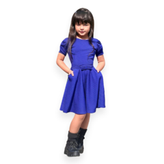 Vestido Infantil Acsa Azul Royal