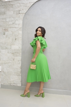 Vestido Andreia Verde Limão - loja online