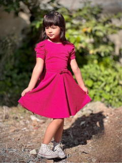 Vestido Infantil Acsa Pink - comprar online