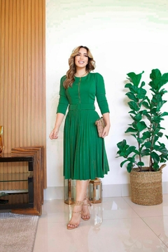Vestido Melissa Verde Bandeira - comprar online