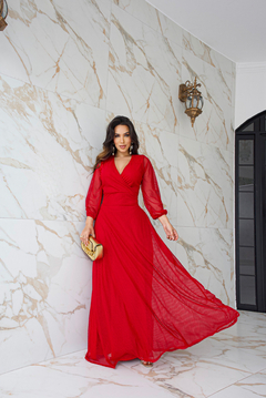 Vestido Longo Ângela Vermelho - loja online