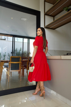 Vestido Três Marias Vermelho - loja online