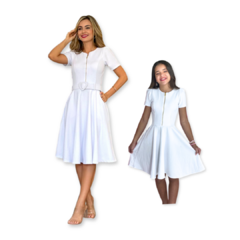 Kit Vestido Mãe e Filha Ana Branco