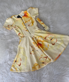 Kit Vestido Mãe e Filha Ana Amarelo Floral - loja online