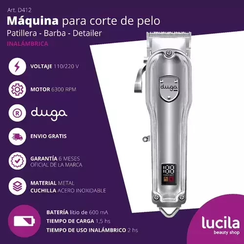 Maquina de cortar pelo duga hot sale