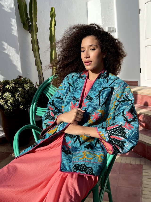 Cotton Kimono Kantha Buy in ethne