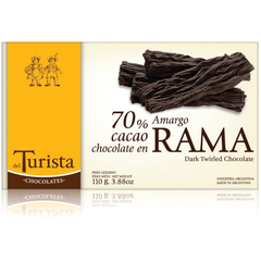 CHOCOLATE EN RAMA AMARGO 70% CACAO 110g