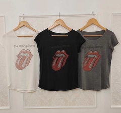 Remera Modal The Rolling Stone Con Tachas Art 3063 - comprar online