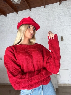 Sweater Nicole Amplio Tejido Fantasia Art 9493 - comprar online