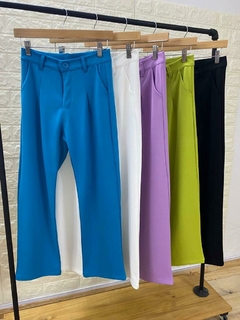 Pantalón Sastrero de Crepe con bolsillos art 2153 - tienda online