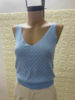 Imagen de Musculosa de hilo trama calada. Art: 3738