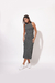 Vestido Midi Gal Cinza - comprar online