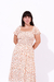 Vestido Melanie Off White Florido - comprar online