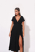 Vestido Midi Valentina Preto - comprar online