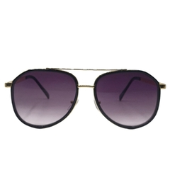 Óculos Preto Degradê com Dourado - comprar online