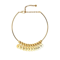 Choker Dez Mandamentos Banhado - comprar online