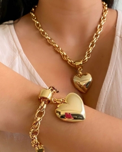 Conjunto Simplesmente Luxo Corações Dourados - comprar online