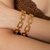 Bracelete Correntaria Vazado - comprar online