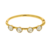 Bracelete Cristais Banhado - comprar online