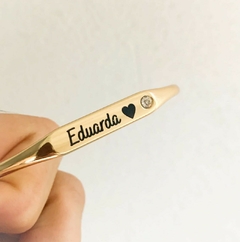 Bracelete Ponto de Luz Personalizado Nome - Bruna Reis Acessórios