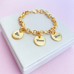 Pulseira Minhas Razões Personalizável Nomes (Amor/Amizade/Família) na internet