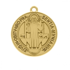 Pulseira Medalha de São Bento (Elo Português) - Bruna Reis Acessórios