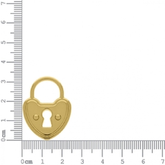 Pingente Coração Cadeado - comprar online