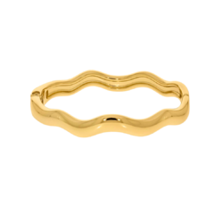Bracelete Ondulado Dourado (Energia)