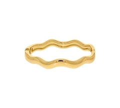 Bracelete Ondulado Dourado (Energia) - loja online