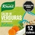 Caldo KNORR de Verduras Deshidratado Balance 12 cubos