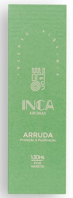 Incenso Terapêutico de Arruda Inca Aromas (4 Varetas)