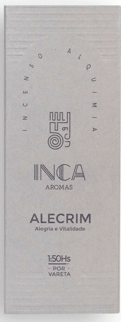 Incenso Terapêutico de Alecrim Inca Aromas 9 Varetas