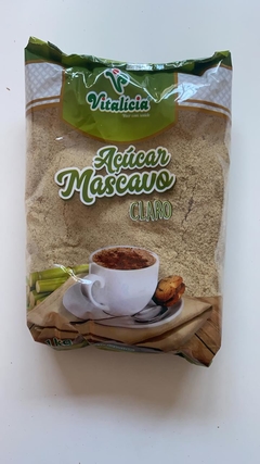 Açúcar Mascavo Claro Vitalícia 1Kg