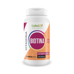 Biotina Linho Lev 400Mg 60 Cápsulas