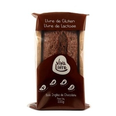 Bolo Inglês de Chocolate Viva Livre 200G