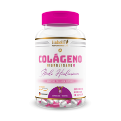 Colágeno Hidrolisado Ácido Hialurônico Linho Lev 650Mg 60 Cápsulas