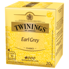 Chá Earl Grey Twinings 10 Sachês 20G - comprar online