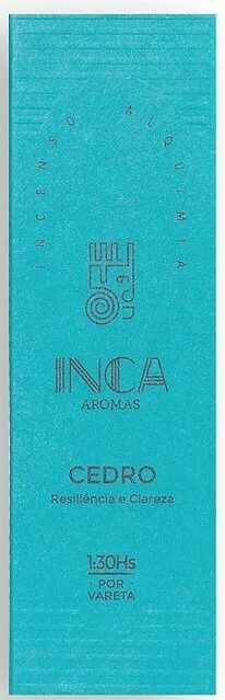 Incenso Terapêutico de Cedro Inca Aromas (4 Varetas) - comprar online