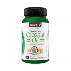 Óleo de Côco (Coconut Oil) Linho Lev 1000Mg 60 Cápsulas