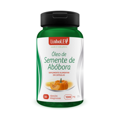 Óleo de Semente de Abóbora Linho Lev 60 Cápsulas 1000Mg