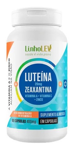 Luiteína + Zeaxantina Linho Lev 400 Mg 60 Cápsulas