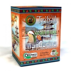 Chá Misto Orgânico Mandarina Com Especiarias Tribal Caixa 27G 15 Sachês