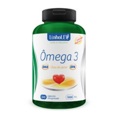 Ômega 3 Linho Lev 1000Mg 240 Cápsulas