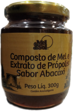 Composto de Mel com Extratos de Própolis e Abacaxi Mel do Sol 300G